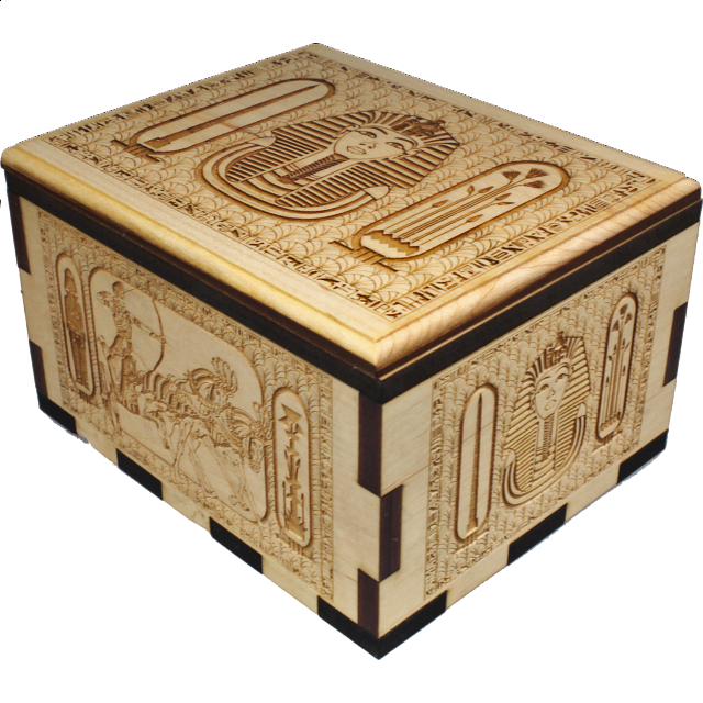 Hurricane Puzzle Box Ancient Egypt Wooden Puzzle Boxes Puzzle Master Inc