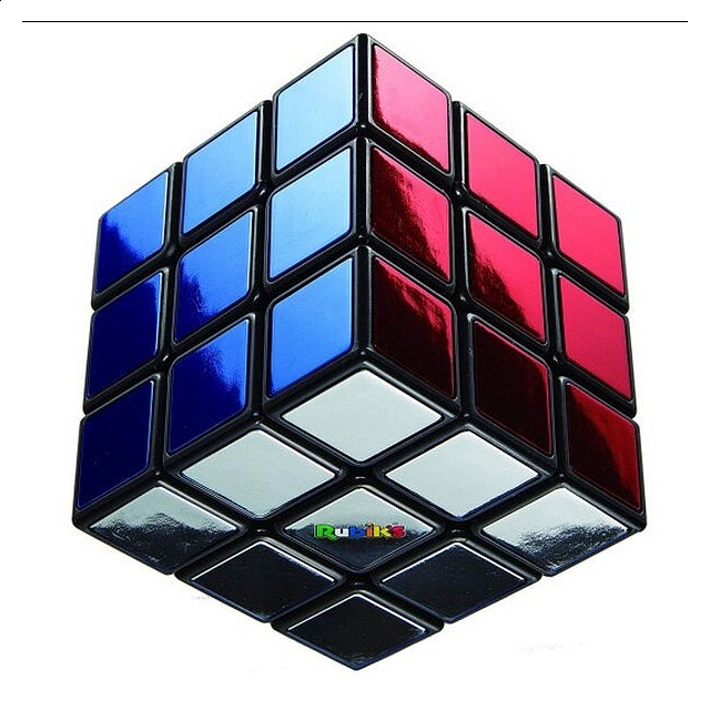 Rubik's 40th Anniversary Metallic 3x3x3 3x3 Puzzle Master Inc