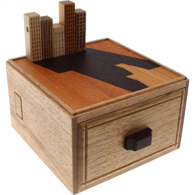 Karakuri Skyscrapers Japanese Puzzle Boxes Puzzle Master Inc