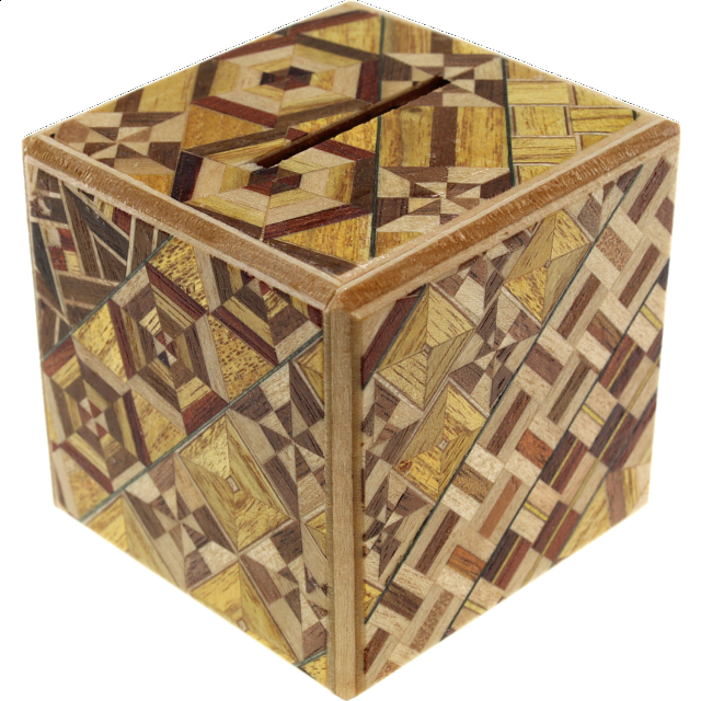Dice Money Box Wood Puzzles Puzzle Master Inc