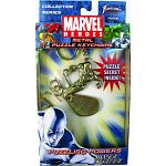 Marvel Heroes - Metal Puzzle Keychains - Silver Surfer
