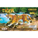 Tiger - Illuminated 3D Wooden Puzzle