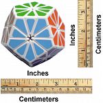 New Improved 12 color Pyraminx Crystal - White body