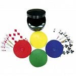 4 pc Round Card Holders with Case image