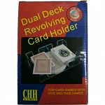 Dual Deck Revolving Card Holder