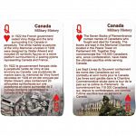Playing Cards - Canada Military History Facts