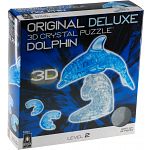 3D Crystal Puzzle Deluxe - Dolphin (Blue)