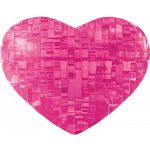 3D Crystal Puzzle - Heart (Pink) image