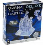 3D Crystal Puzzle Deluxe - Castle (Clear)