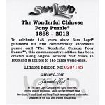 The Wonderful Chinese Pony Puzzle - Limited Edition - Numbered