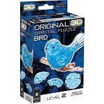 3D Crystal Puzzle - Bird (Blue)