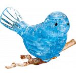 3D Crystal Puzzle - Bird (Blue)