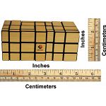 Siamese Mirror Cube - Large - Gold Labels