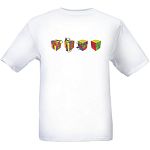 4 Cubes - White - T-Shirt