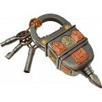 3 Key Puzzle Lock