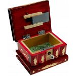 Romanian Puzzle Box - Medium Red