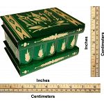 Romanian Puzzle Box - Large Green
