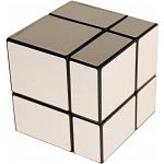Mirror 2x2x2 Cube - Black Body with Silver Labels