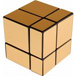 Mirror 2x2x2 Cube - Black Body with Gold Labels