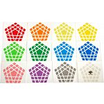 Cube4You Gigaminx Sticker Set