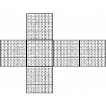 V-CUBE 3 Flat (3x3x3): V-udoku Cube