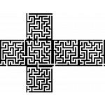 V-CUBE 3 Flat (3x3x3): Maze