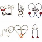 .Level 8 - a set of 6 wire puzzles