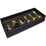 Gold Chess Puzzle Box Set