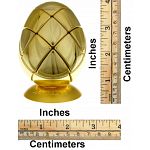 Metalised Egg 3x3x3 - Gold