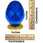Metalised Egg 3x3x3 - Blue