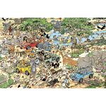 Jan van Haasteren Comic Puzzles- 2 x 1000 Piece Safari/The Storm