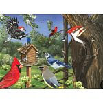 Around the Birdfeeder - Tray Puzzle