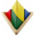 .Level 7 - a set of 4 wood puzzles