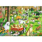 At the Dog Park - Large Piece Format