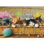 Kittens in Basket - Tray Puzzle
