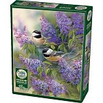 Chickadees and Lilacs