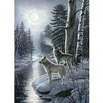 Wolves By Moonlight image