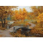 Autumn In An Old Park - Eugene Lushpin