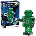 3D Crystal Puzzle - Tin Robot (Green)