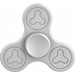 Metal Tri Spinner Anti-Stress Fidget Toy - Silver Design image