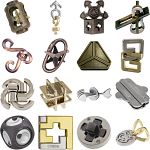 .Level 7 - a set of 16 Hanayama puzzles