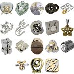 Level 9 - a set of 18 Hanayama Puzzles | Hanayama Metal Puzzles