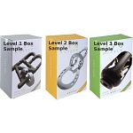 Levels 5-7: a set of 30 Hanayama Metal Puzzles