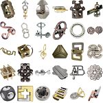 Levels 5-7: a set of 30 Hanayama Metal Puzzles