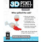 3D Pixel Puzzle - Wine