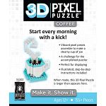 3D Pixel Puzzle - Coffee