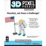 3D Pixel Puzzle - Astronaut