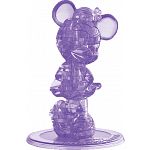 3D Crystal Puzzle - Minnie Mouse 2 (Purple) image