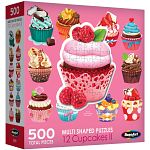 Cupcakes II - 12 Mini Shaped Puzzles