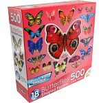 Butterflies III - 18 Mini Shaped Puzzles